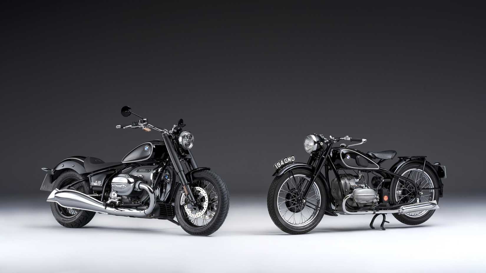 BMW R 18 and BMW R 5 together