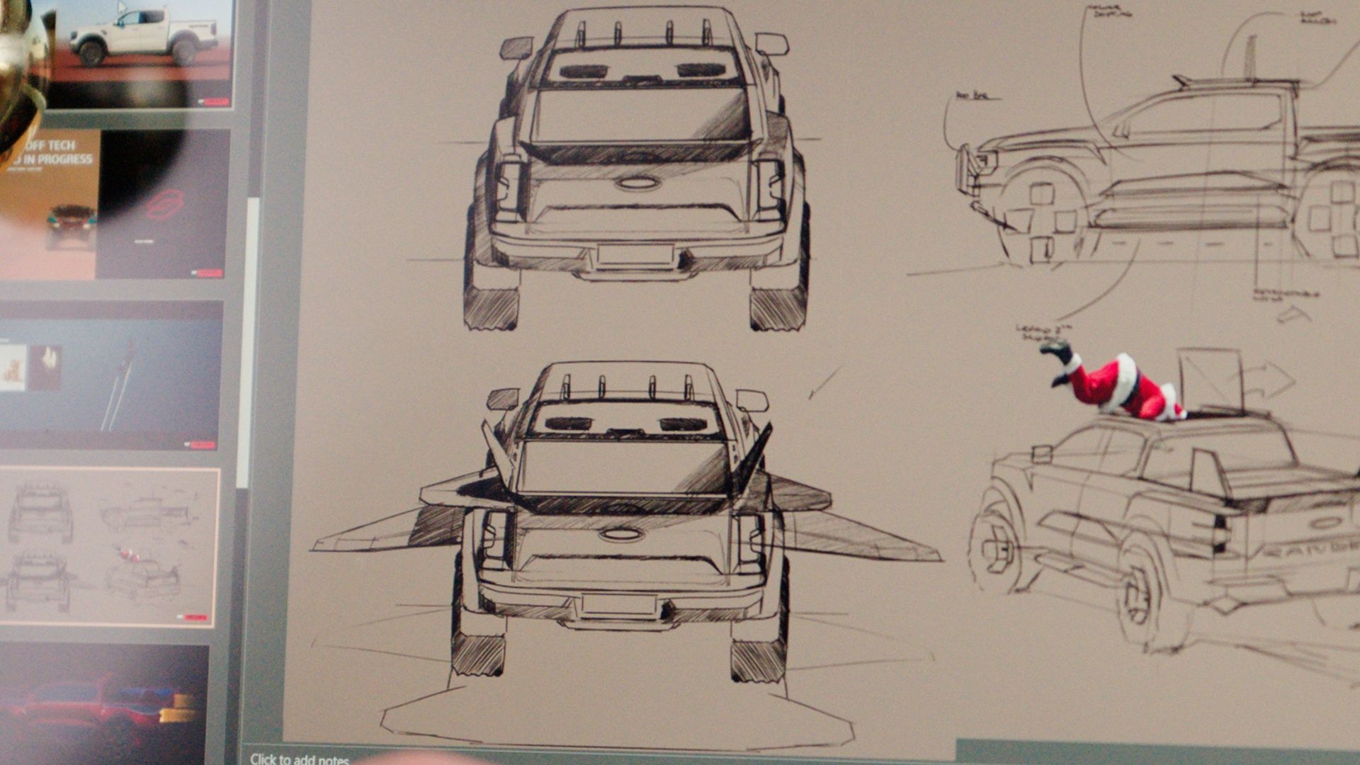 Ford Ranger Raptor Drawing