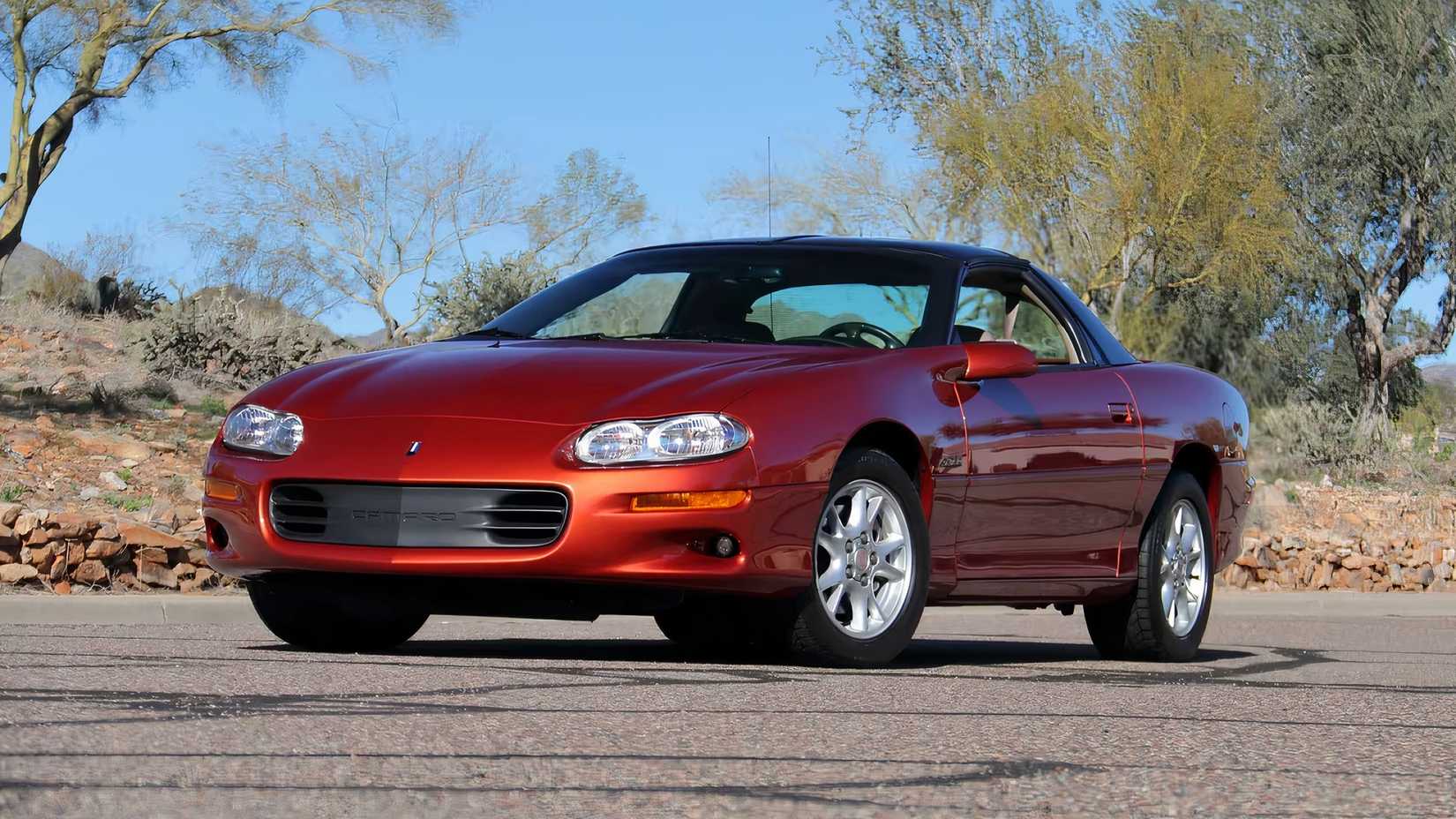 2002 Chevrolet Camaro Z/28, front 3/4