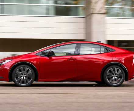 red 2023 Toyota Prius XLE