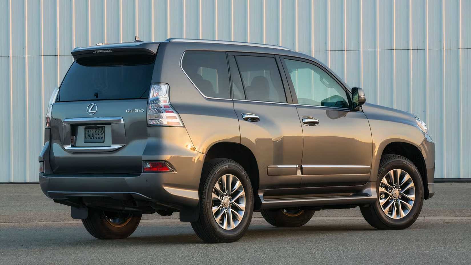 3/4 rear shot of a 2015 Lexus GX 460