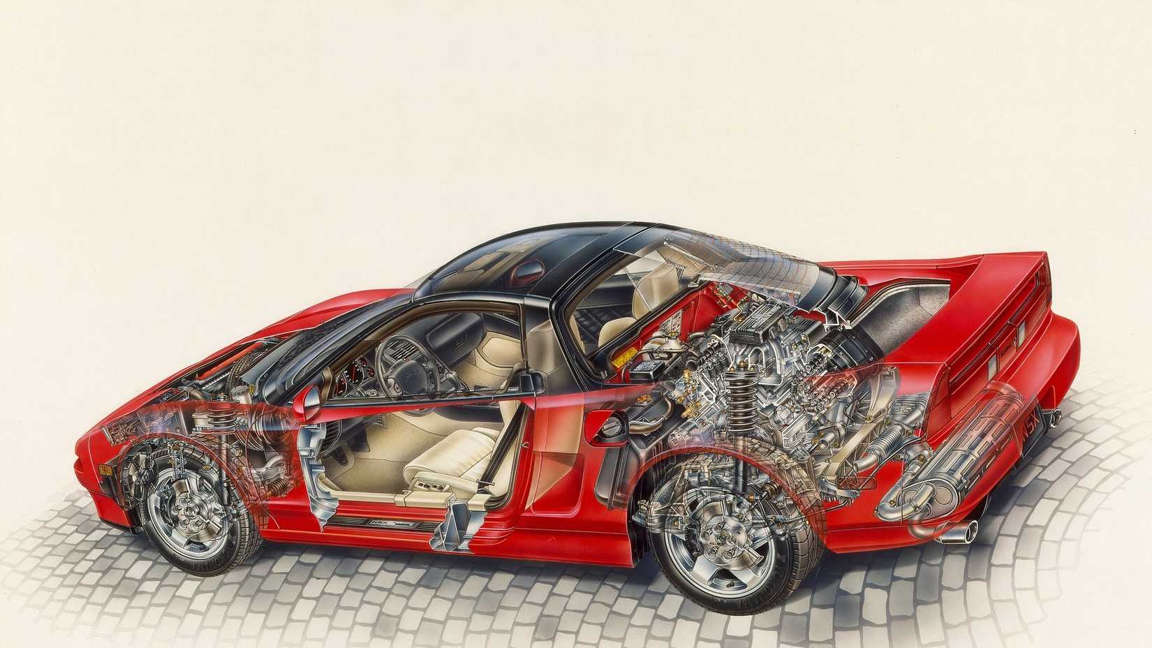 Engenheiro Acura NSX 1991