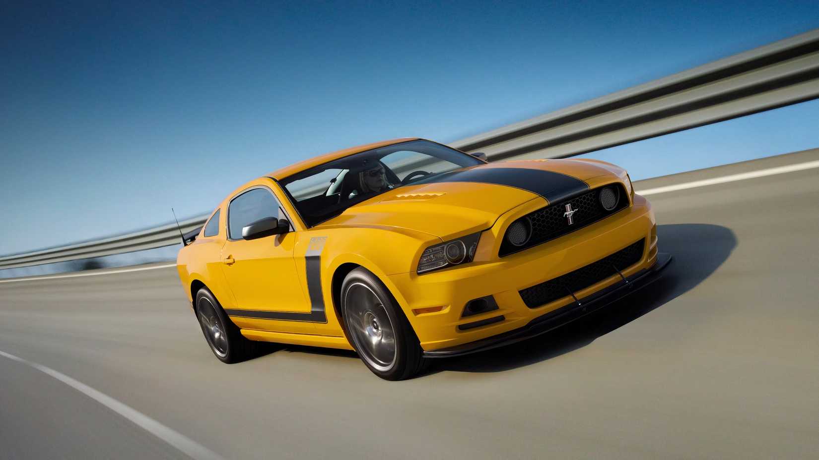 2013 Ford Mustang Boss 302 action shot