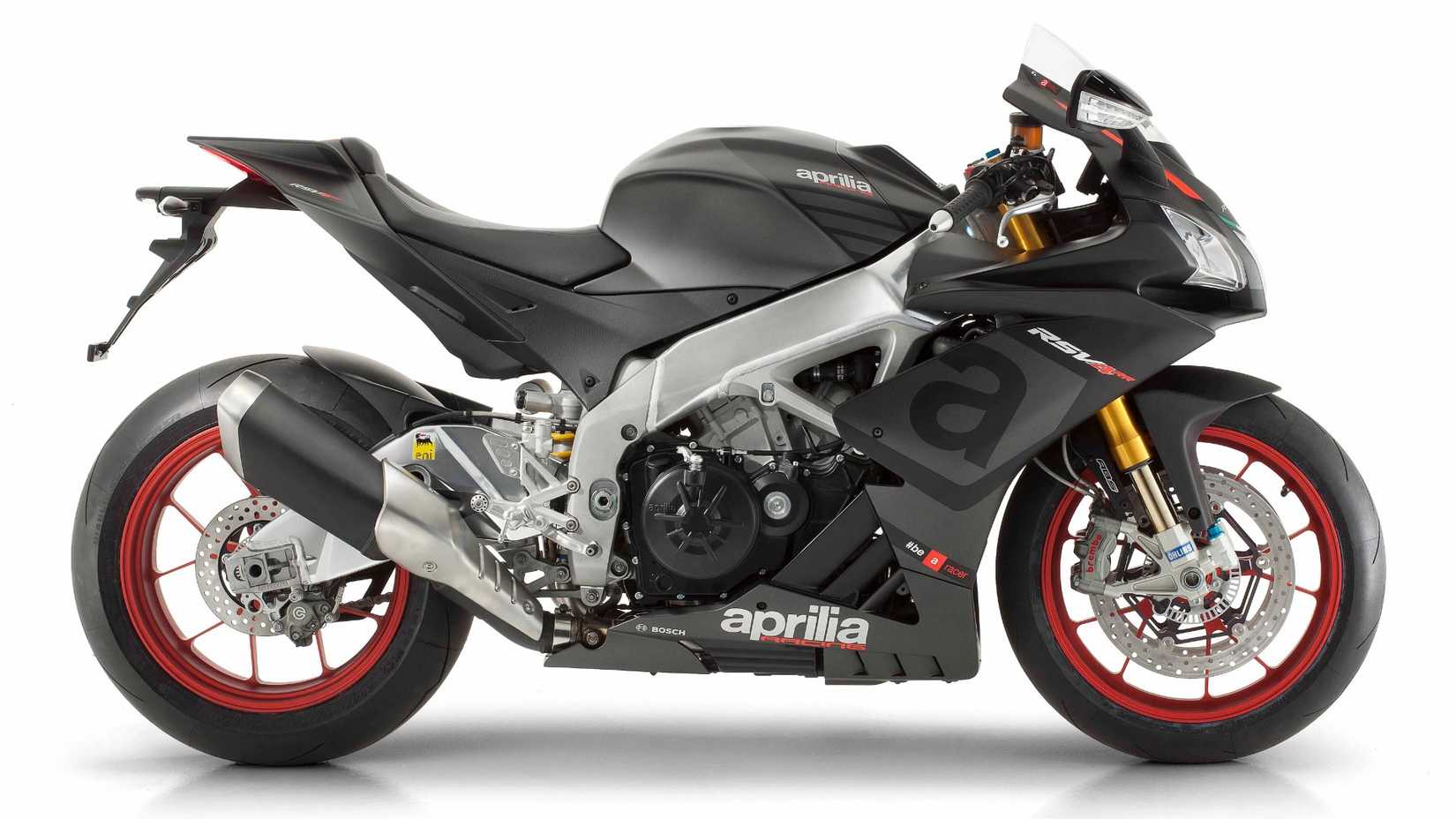 Foto de estúdio de um RSV4 RR 2015