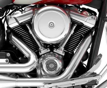 Detalhe do motor Harley-Davidson Hydra-Glide Revival 2024