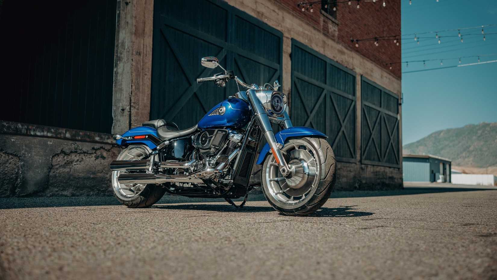 2025 Harley-Davidson Fat Boy front third quarter view