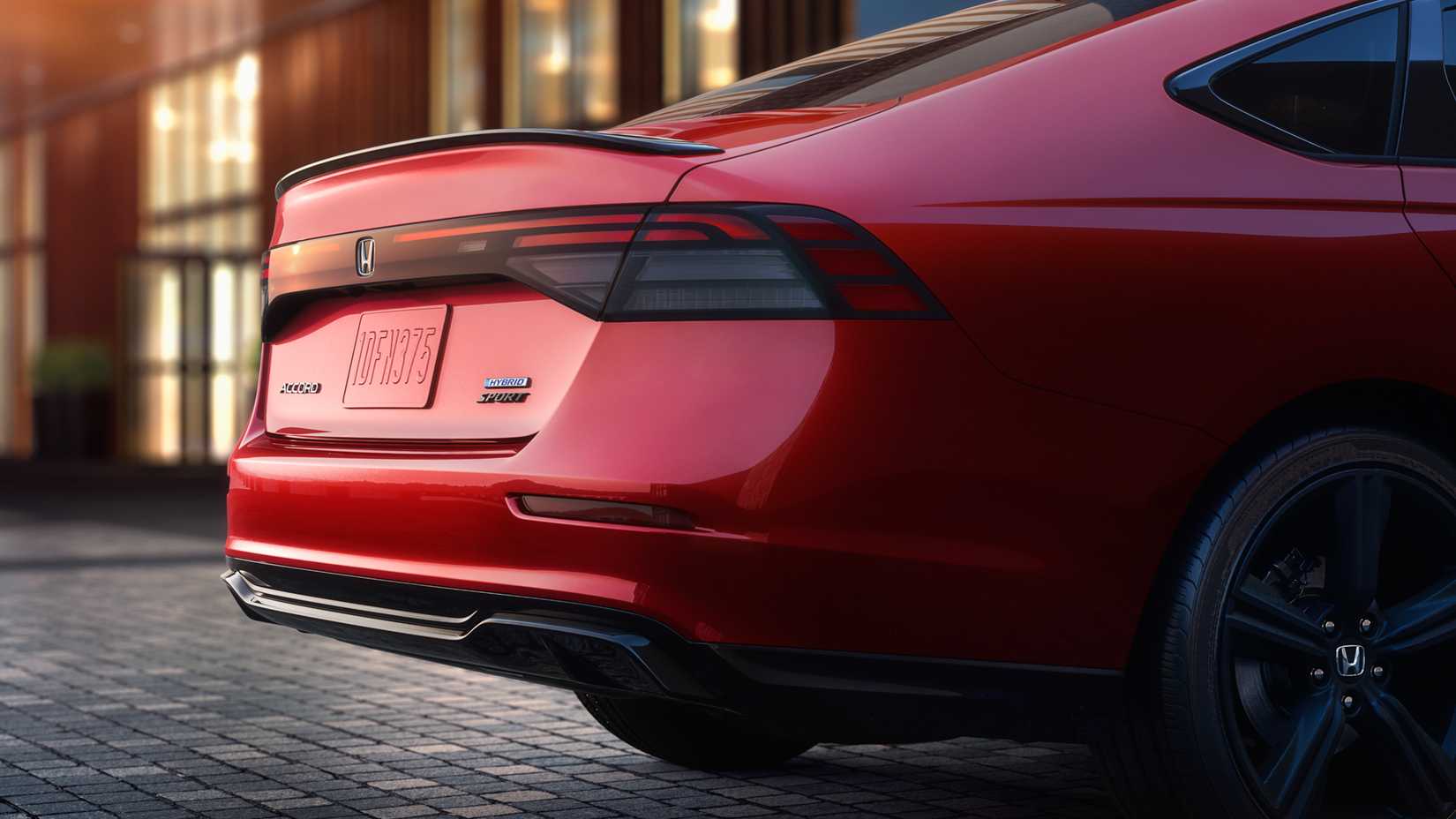 Close da traseira do Honda Accord 2025