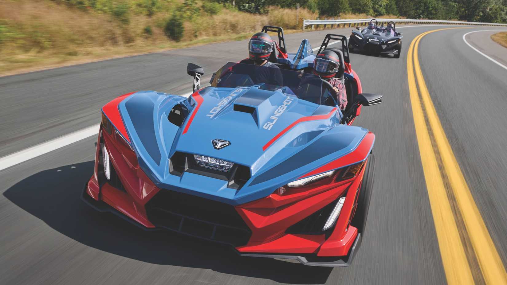 2025 Polaris Slingshot Front Angle On Road