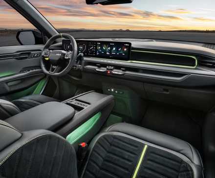 Foto do interior do Kia EV9 GT 2026