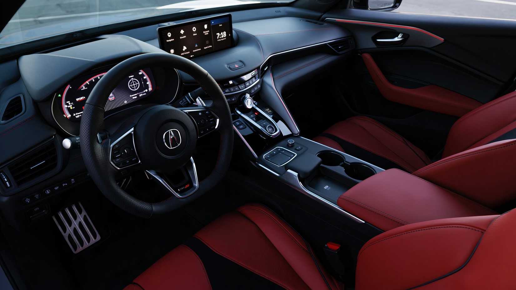 Interior do Acura TLX Tipo S