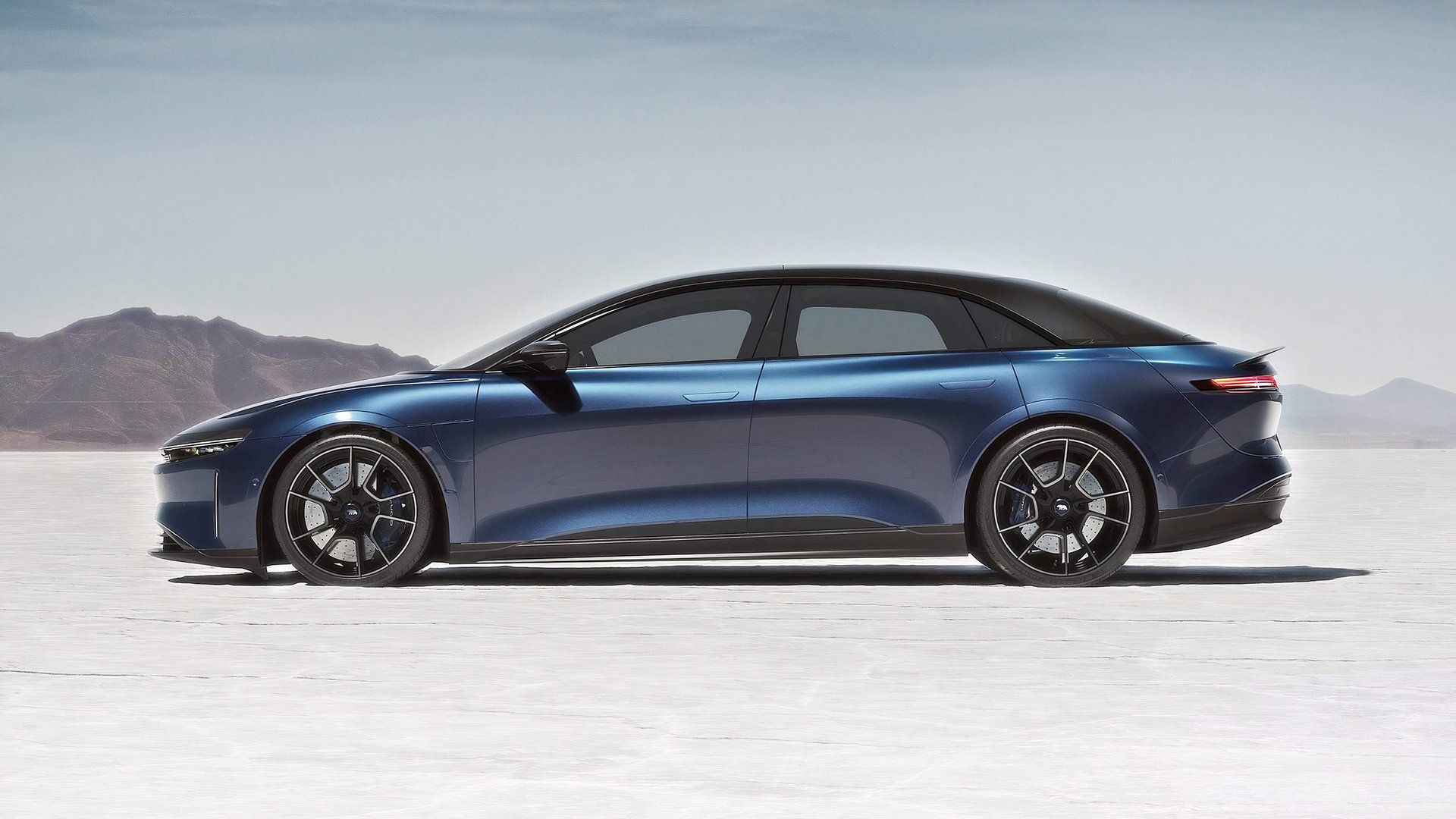 Blue Lucid Air Sapphire