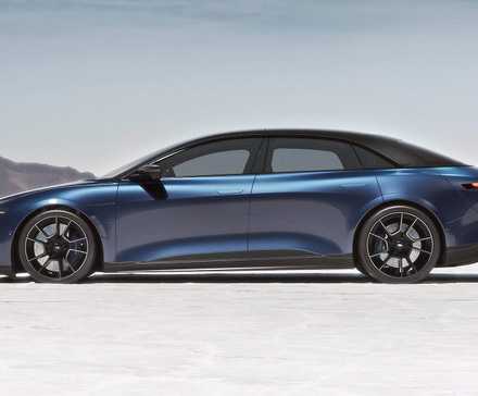 Blue Lucid Air Sapphire