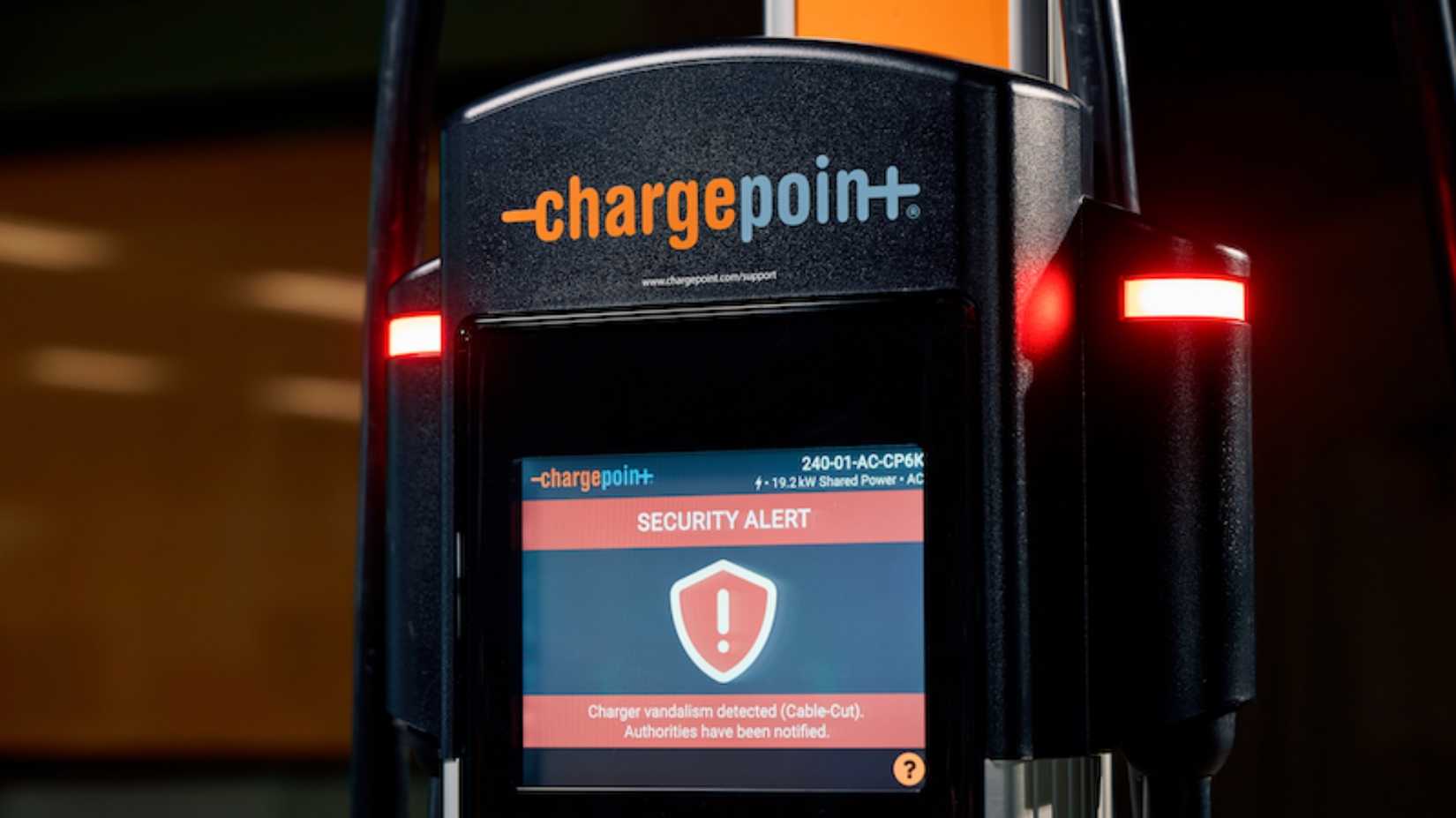ChargePoint Adding Cut-Resistant Cables and Alarms to Chargers