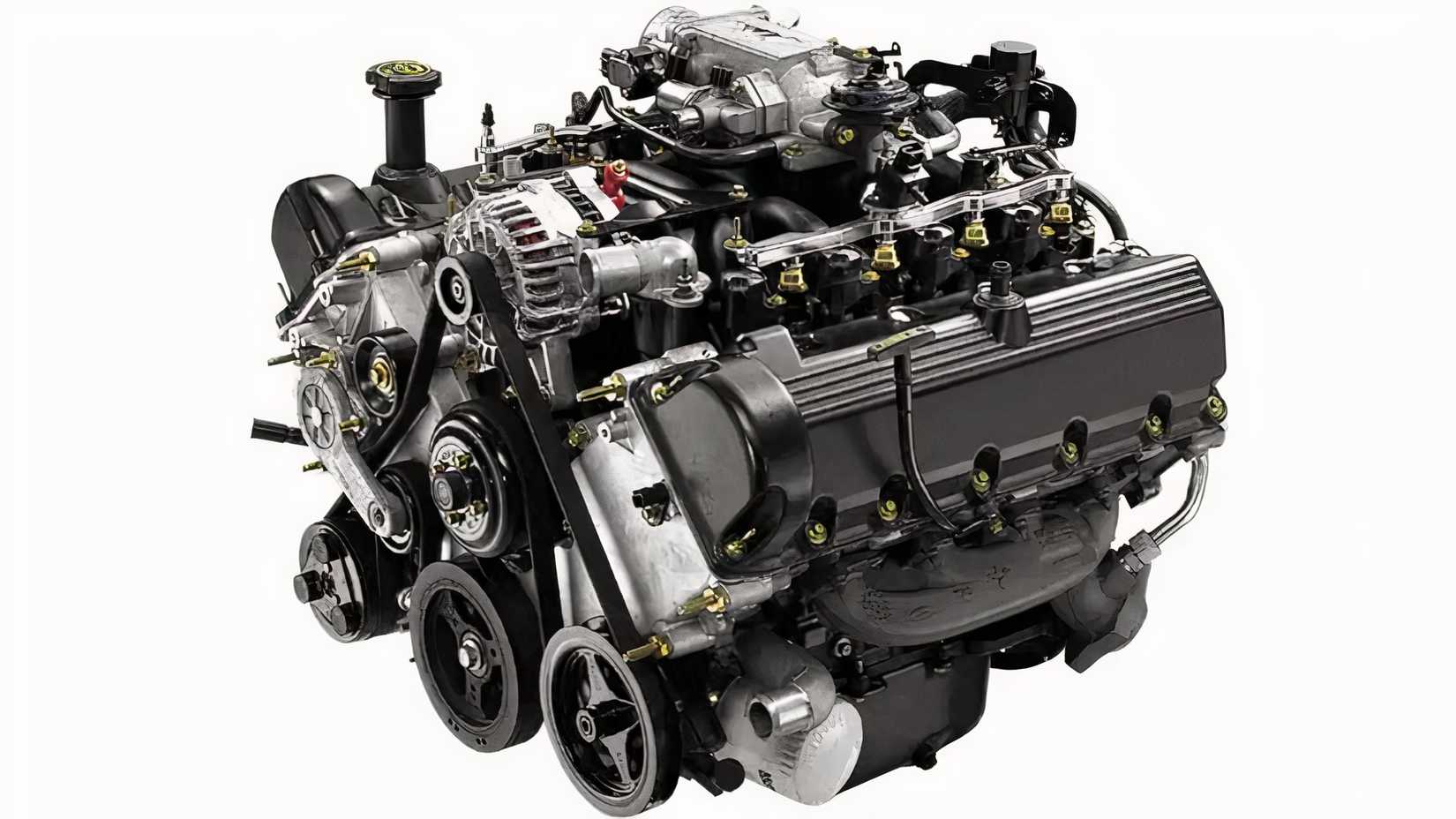 Fod modular engine block, view of block