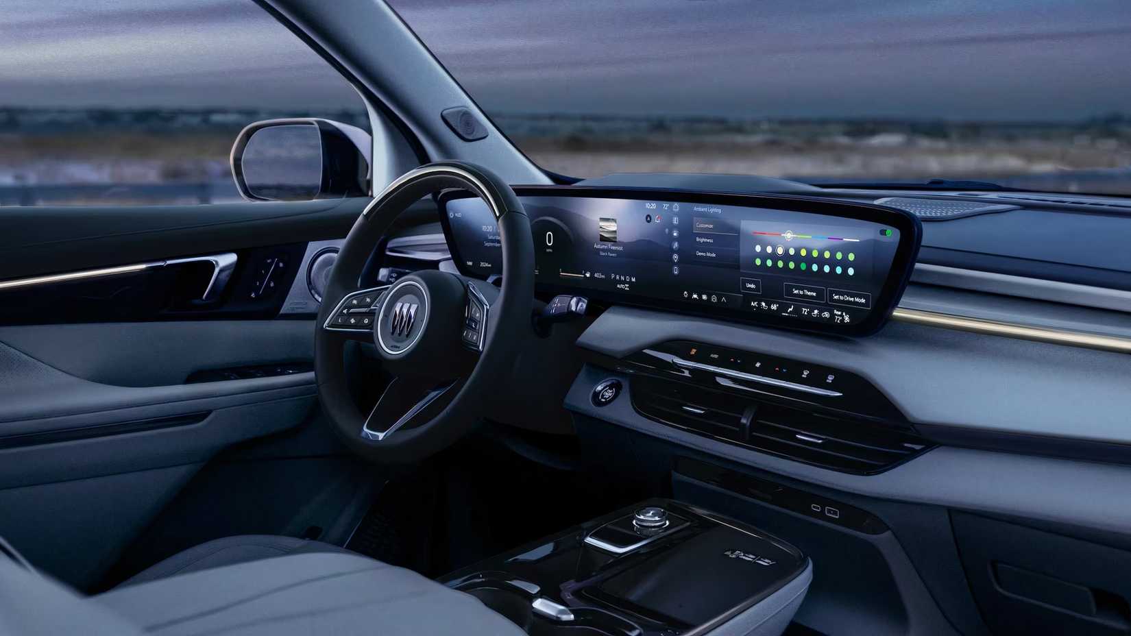 Foto do interior de um Buick Enclave Avenir 2025