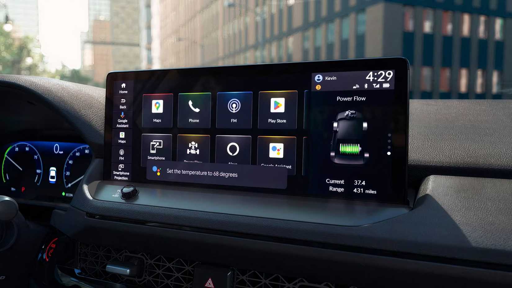 Tela de infoentretenimento do Honda Accord Touring 2025