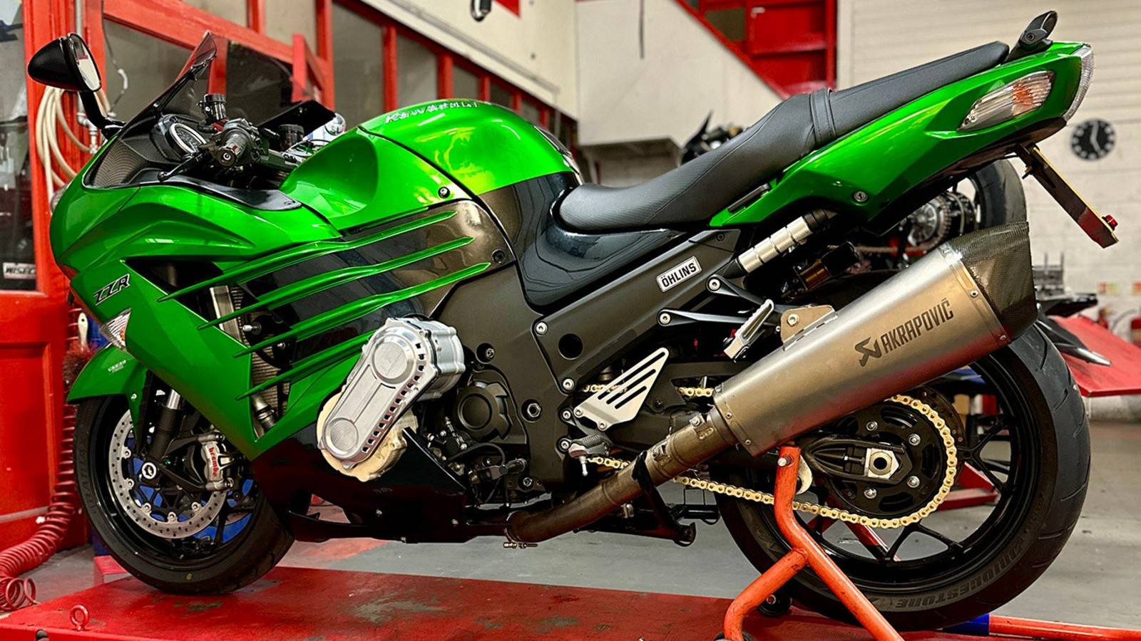 This 400-HP Kawasaki ZX-14R Is So Mighty, It Makes A Supercharged 