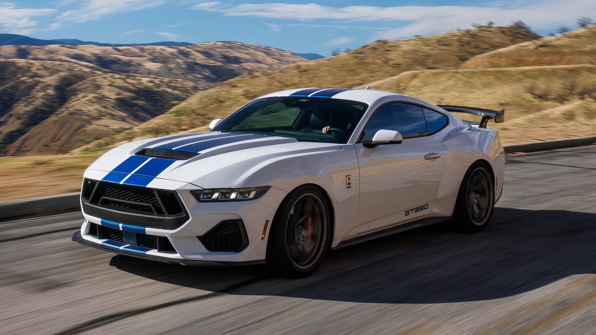Shelby American Ford Mustang GT350 Blue Front