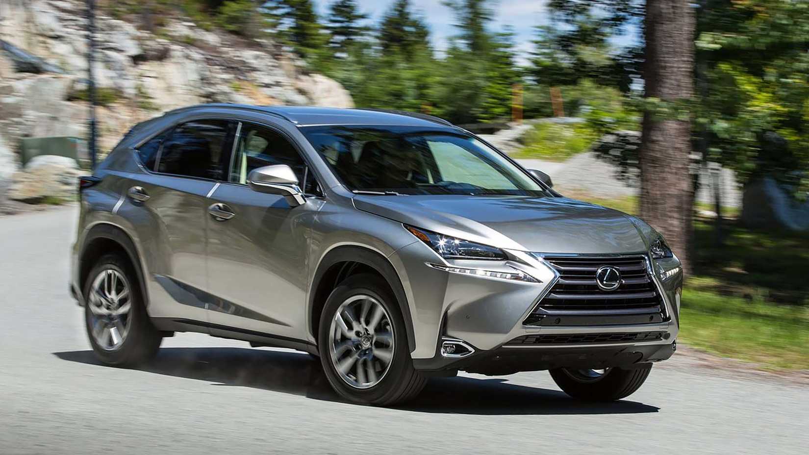 Dynamic shot of a 2015 Lexus NX 300h