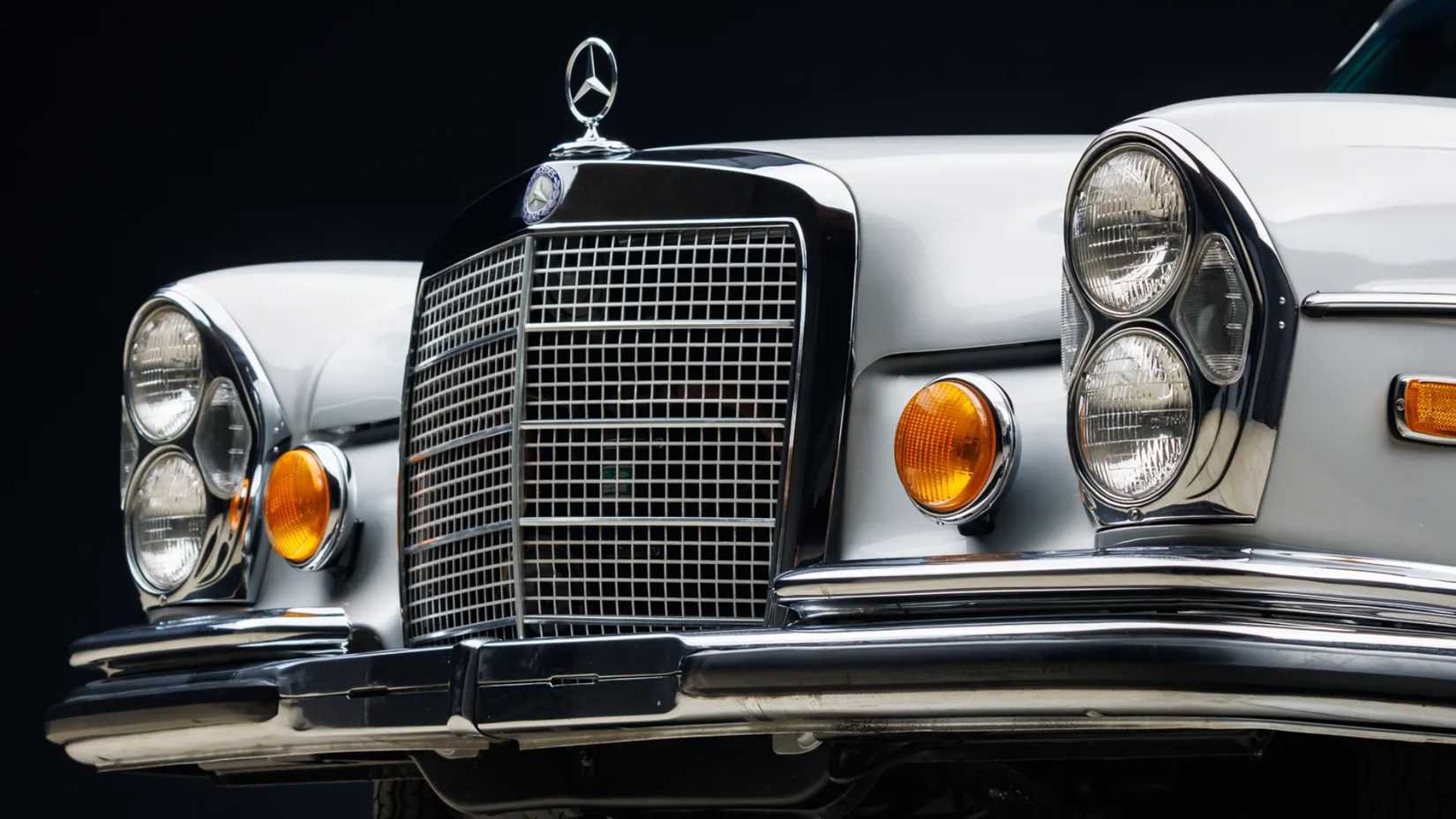 Silver Mercedes-Benz 300SEL 6.3-5