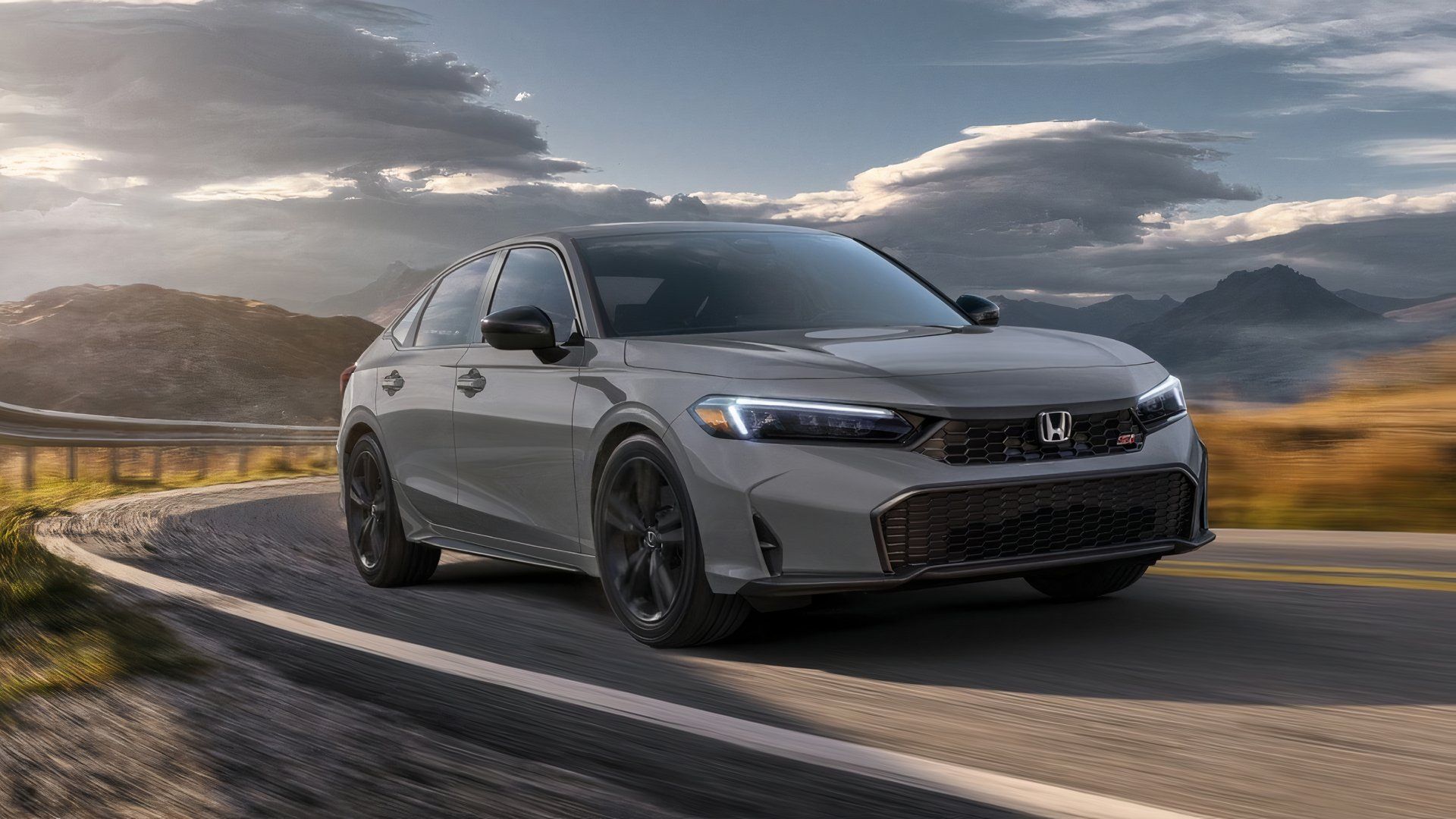 2025 Honda Civic Si, front 3/4