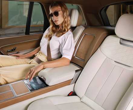 Banco traseiro do Range Rover