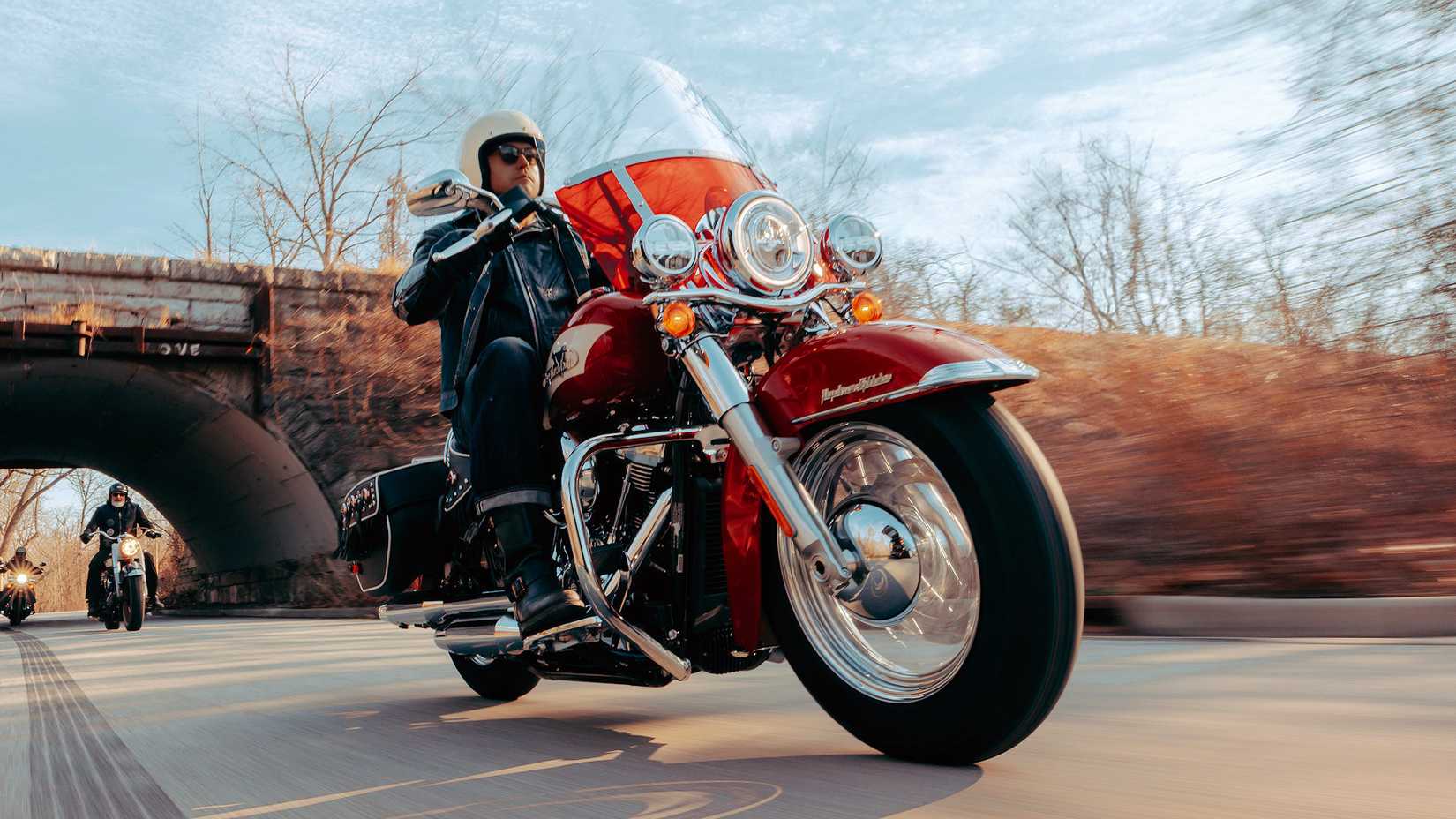 Rider on a 2024 Harley-Davidson Hydra-Glide Revival