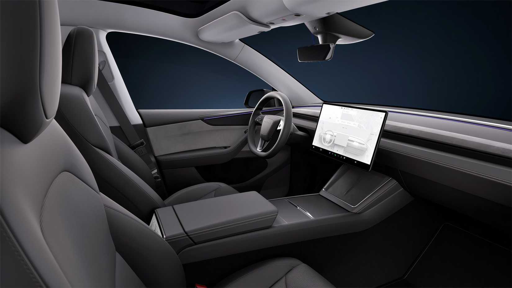 Interior Tesla Model Y Juniper