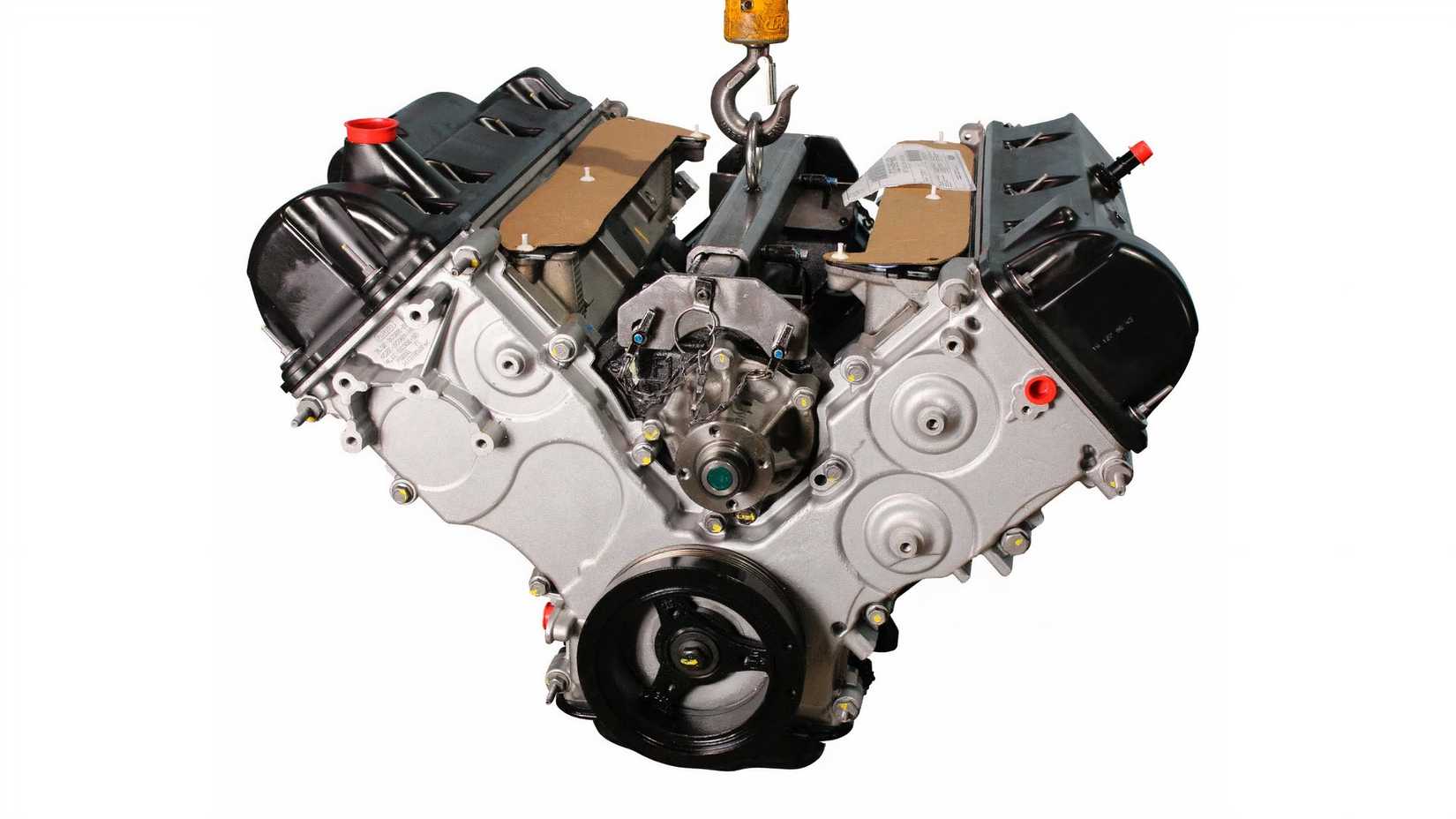 Ford 4.6 modular long block, closeup