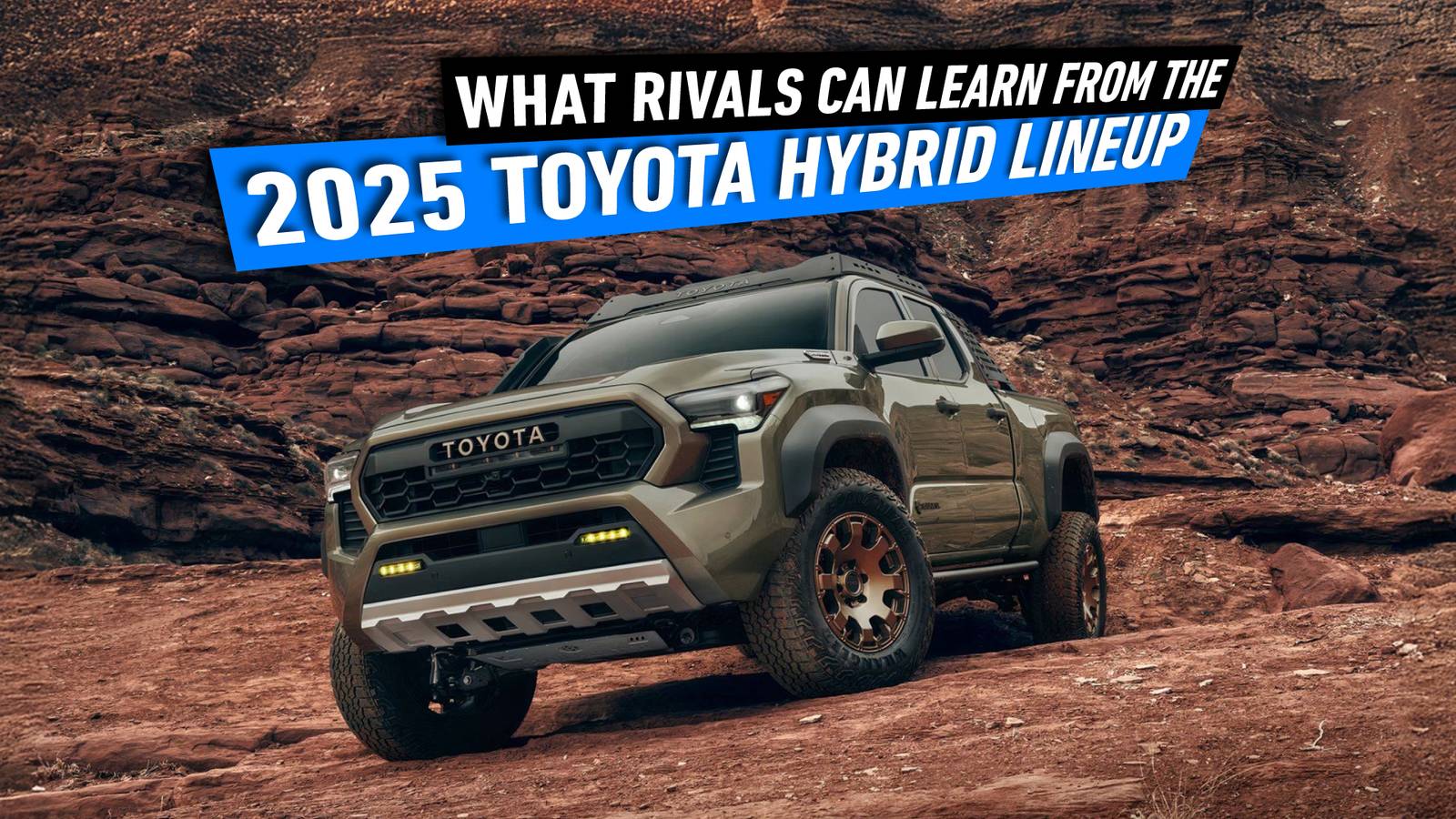 What Rivals Can Learn From The 2025 Toyota Hybrid Lineup