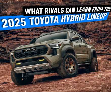 O que os rivais podem aprender com a linha híbrida da Toyota 2025