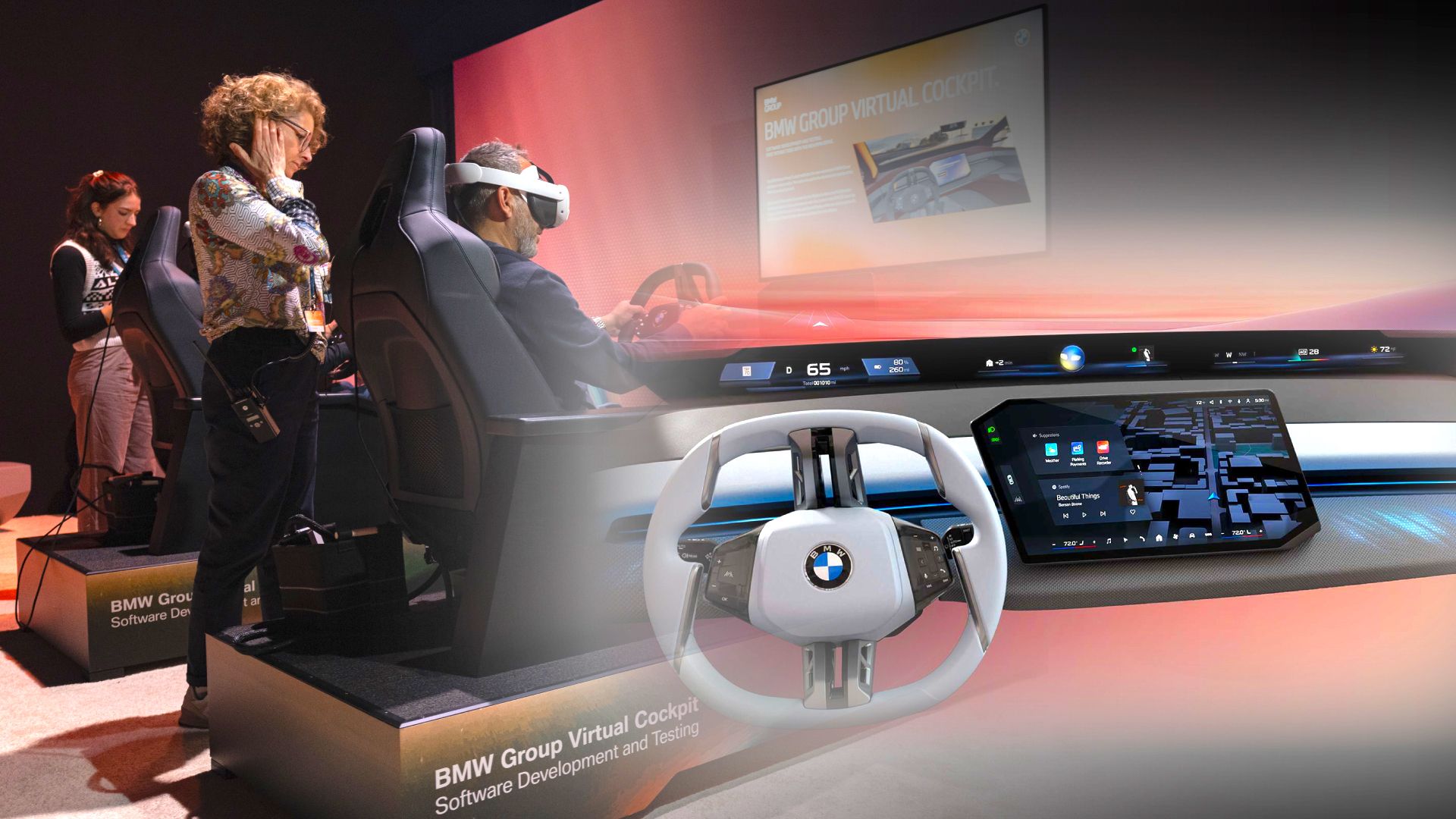 BMW's new iDrive operating system virtual testing