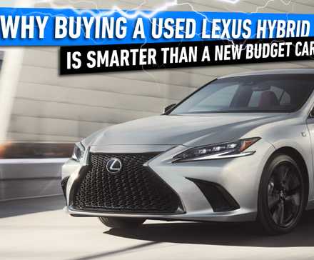 Por que comprar um Lexus híbrido usado é mais inteligente do que um carro novo e econômico