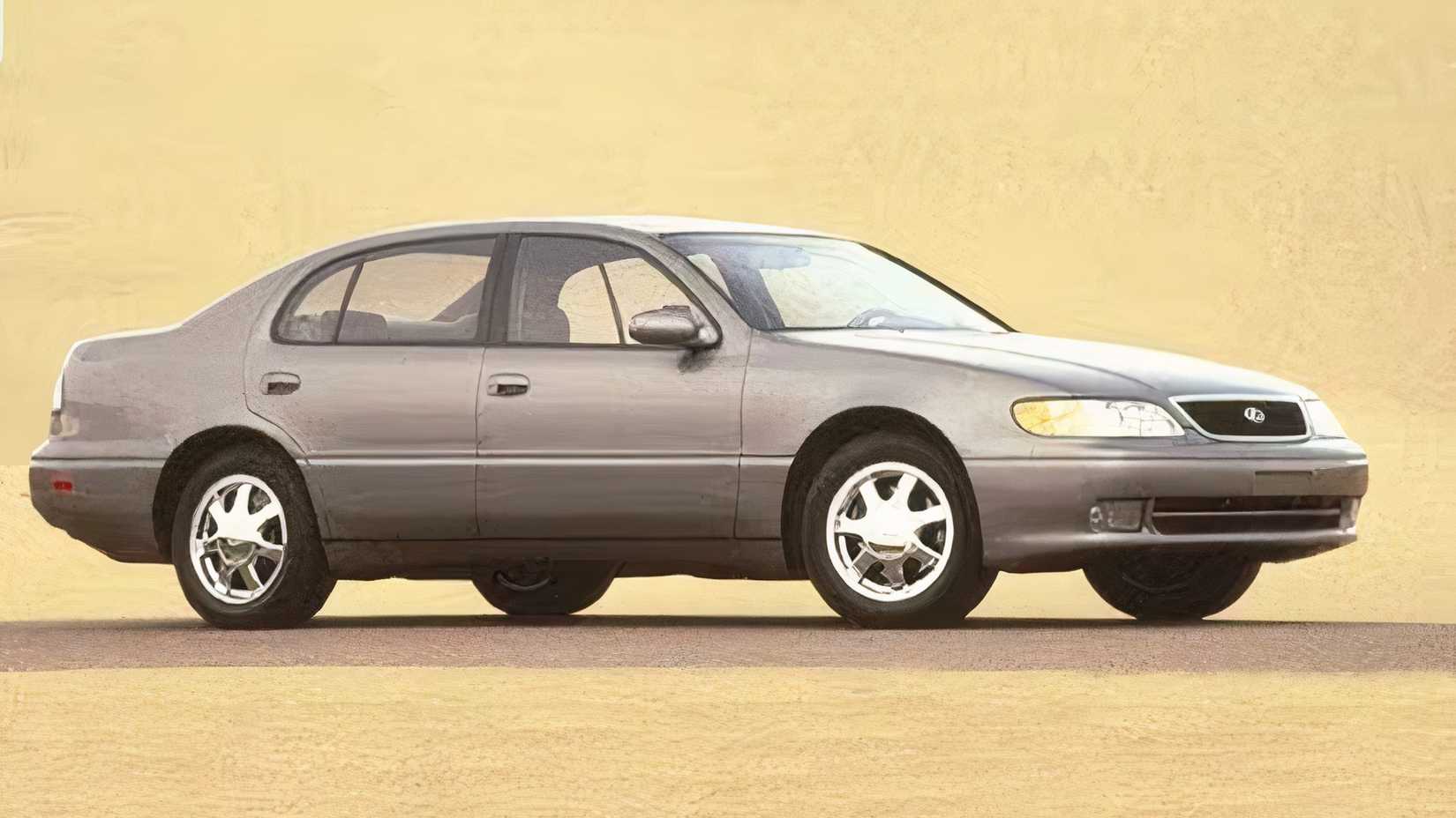 Side shot of a 1996 Toyota Corolla 