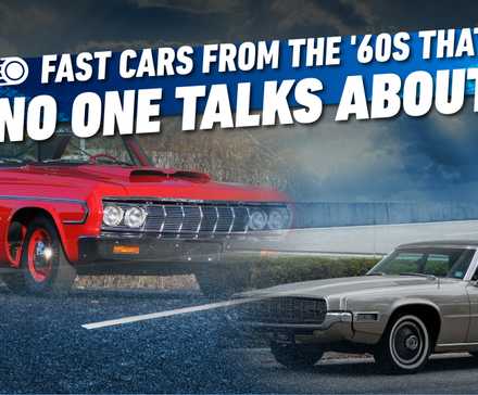 10 carros rápidos dos anos 60 sobre os quais ninguém fala