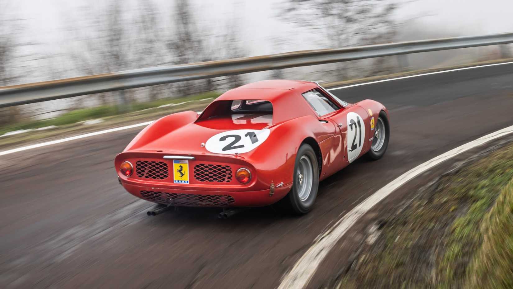 1964 Ferrari 250 LM by Scaglietti Rear On Road
