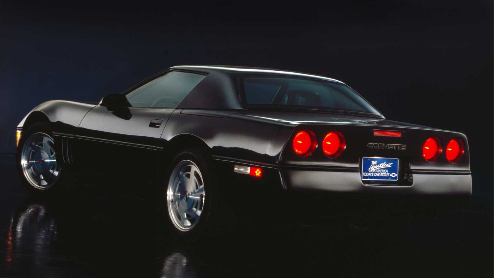 Black 1990 C4 Chevy Corvette