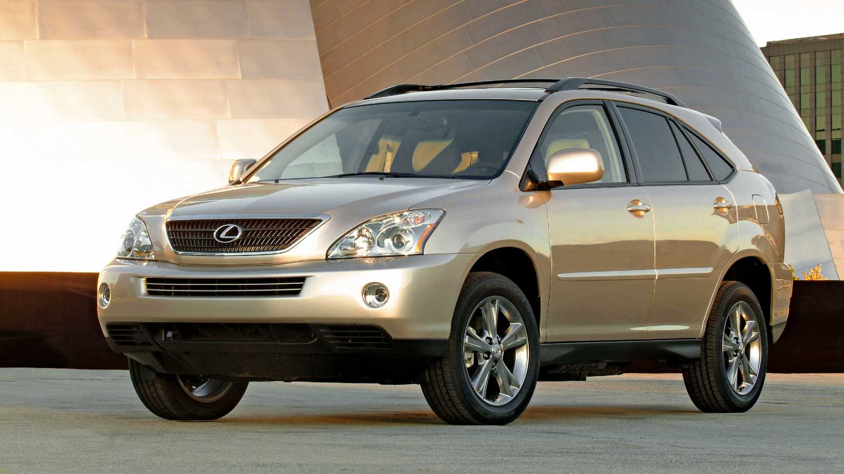 2006 Lexus RX Hybrid exterior estacionado na frente e na lateral