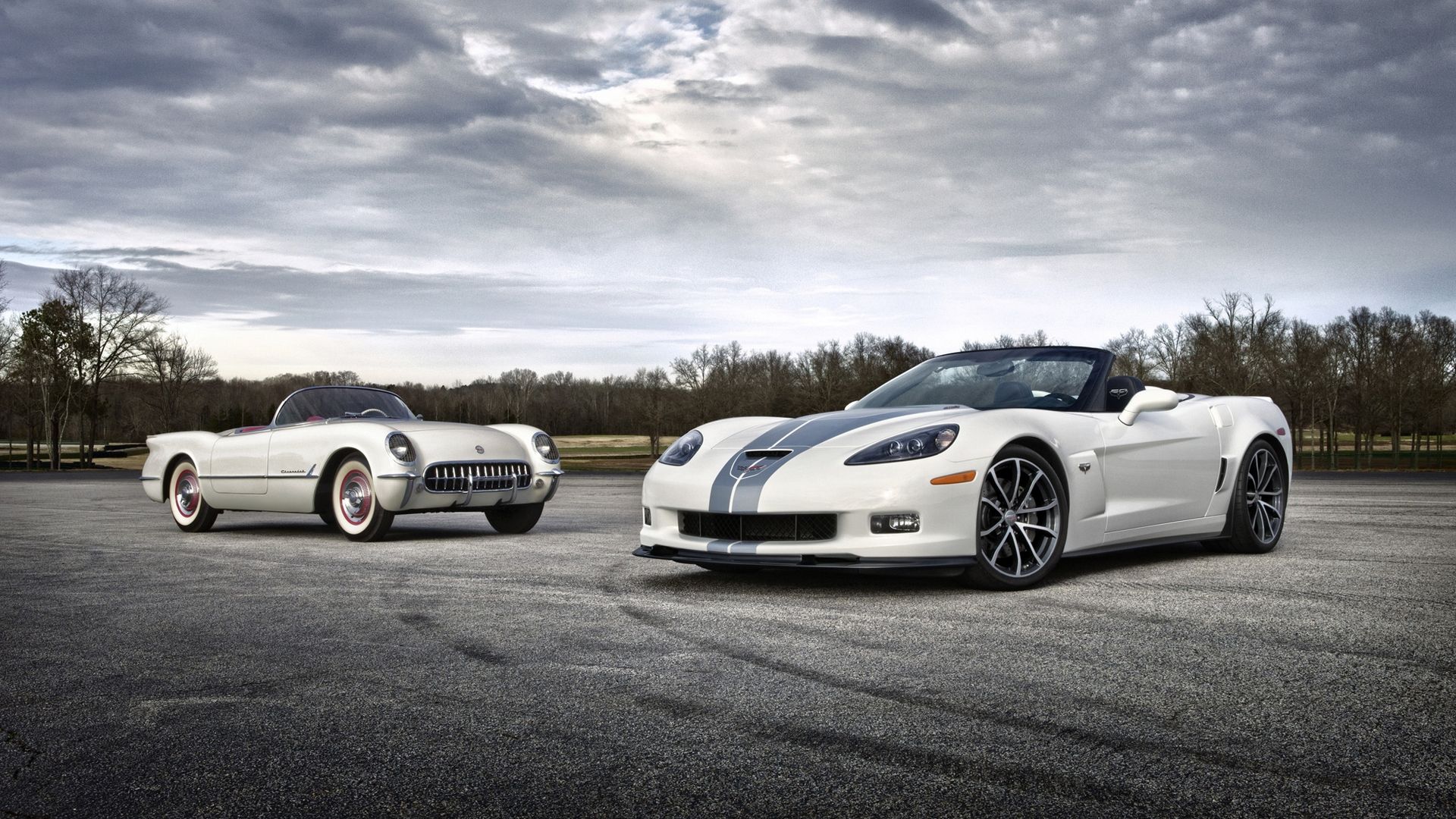 White 2013 C6 Chevy Corvette