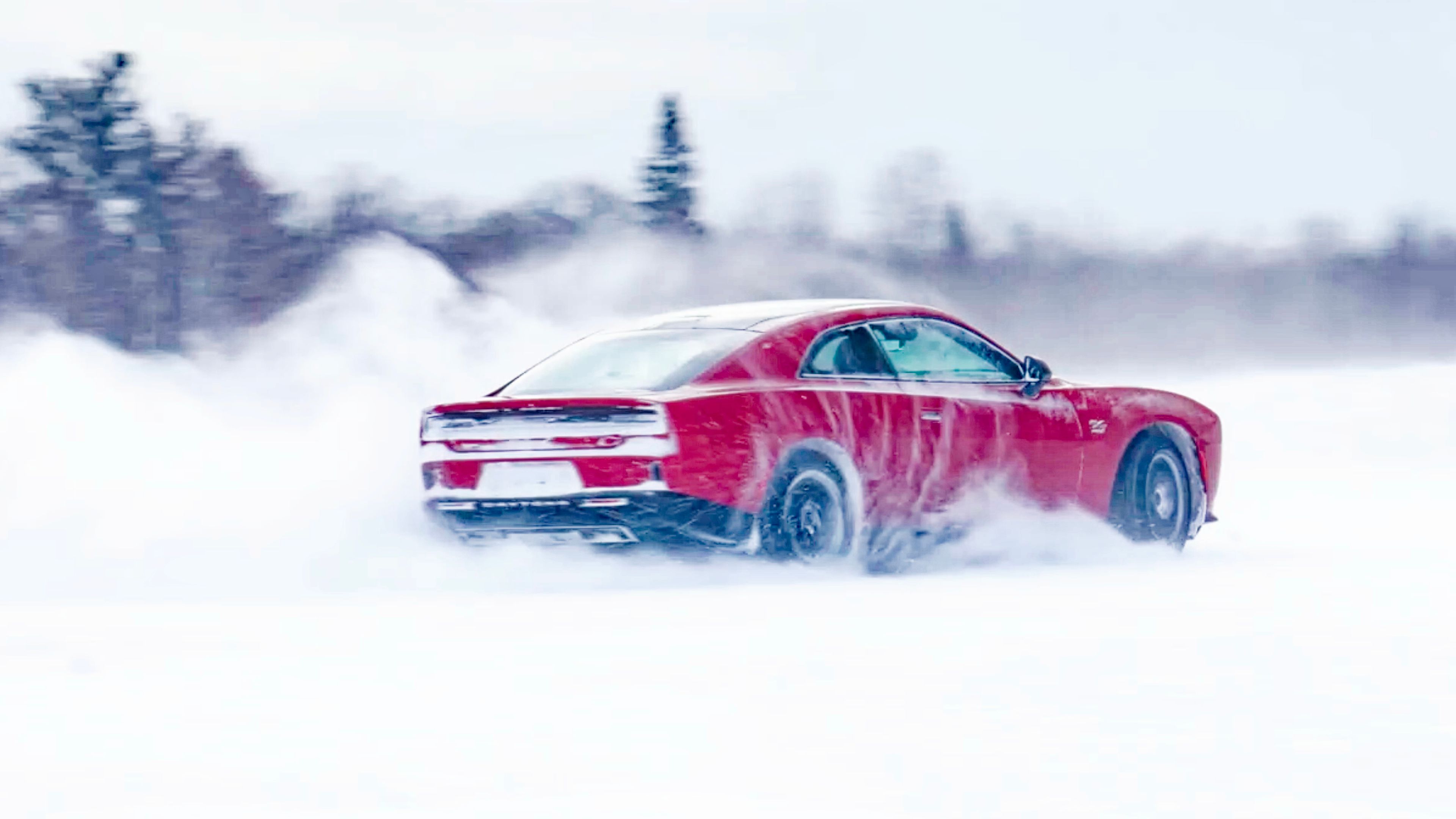 Watch Dodge Demonstrate The Charger Daytona EV's AWD Winter Driving Prowess
