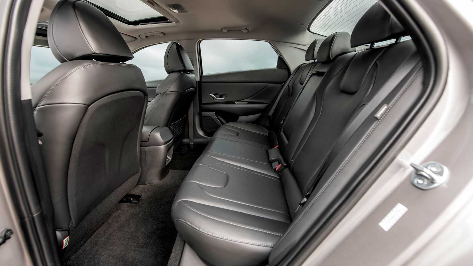 Elantra Hybrid rear seats