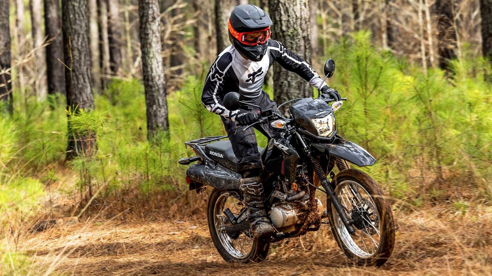 2025 Honda XR150L dual-sport motorcycle off-roading hd wallpaper