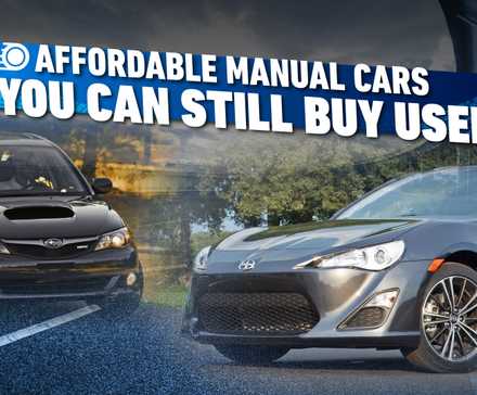 Carros com transmissão manual acessíveis que você ainda pode comprar usados