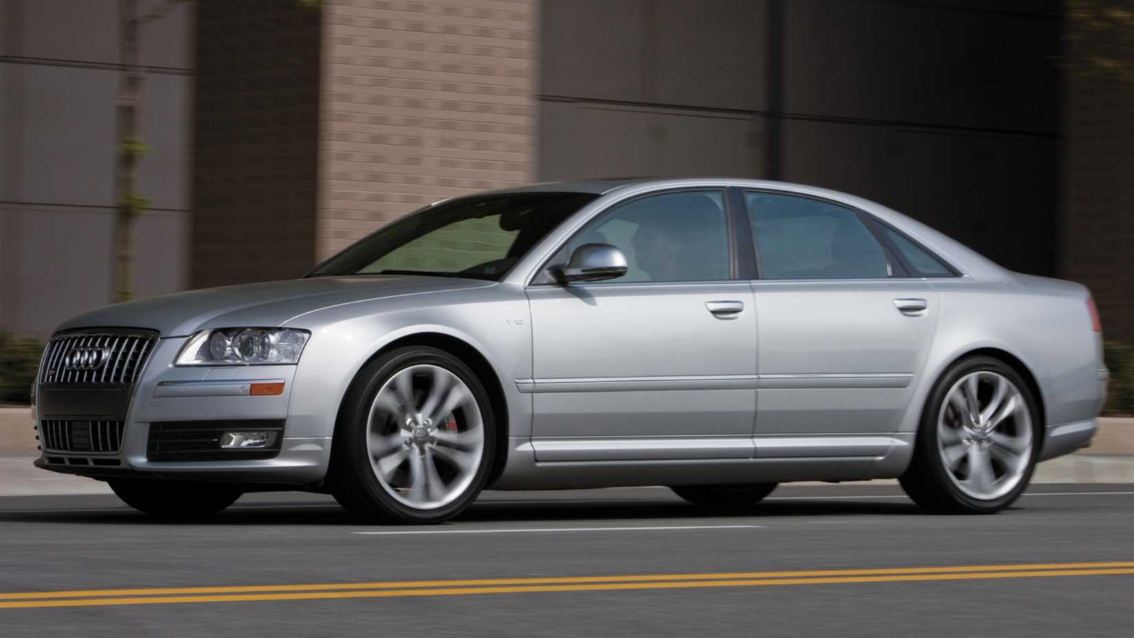 Silver 2008 Audi S8