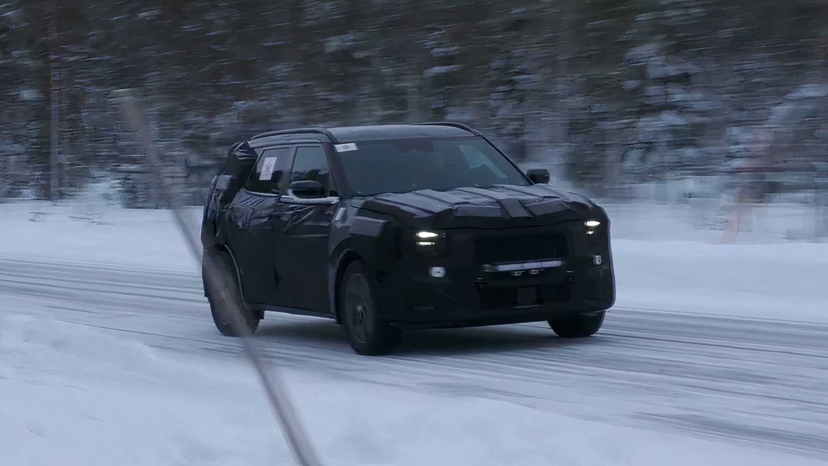 2026 KIA Seltos Mule Car Spy Shot Sweden