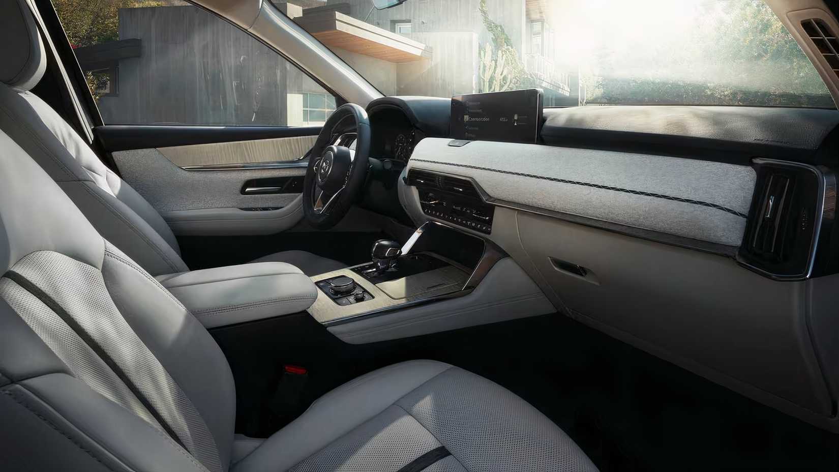 2025 Mazda CX-90 3.3 Turbo S Premium Plus interior showing front cabin 