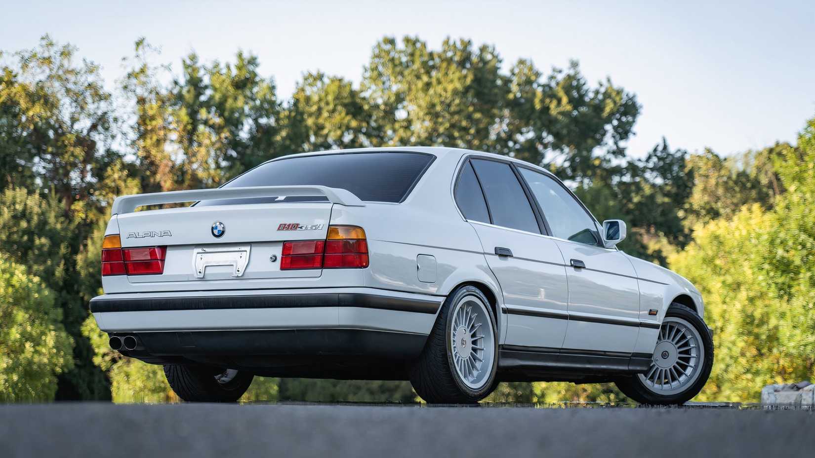 1989 Alpina B10 3.5 in white rear