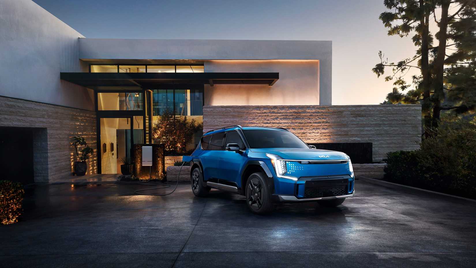 Kia EV9 charging