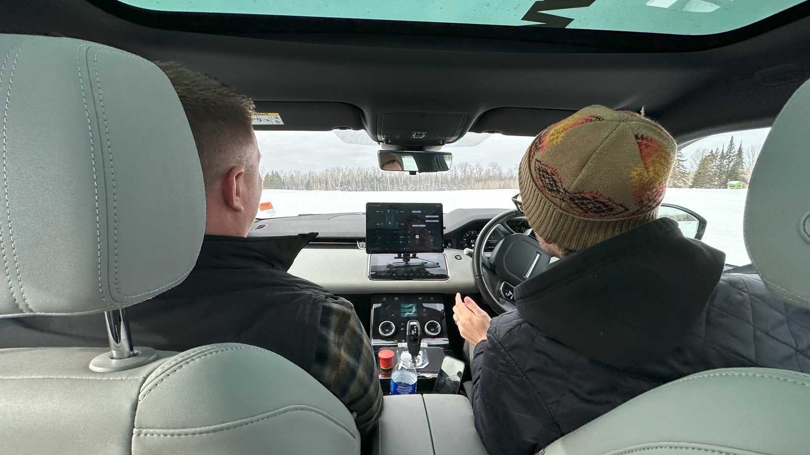 Magna Ride On Getting Sideways On The Snow With Magna’s Electrified Powertrains
