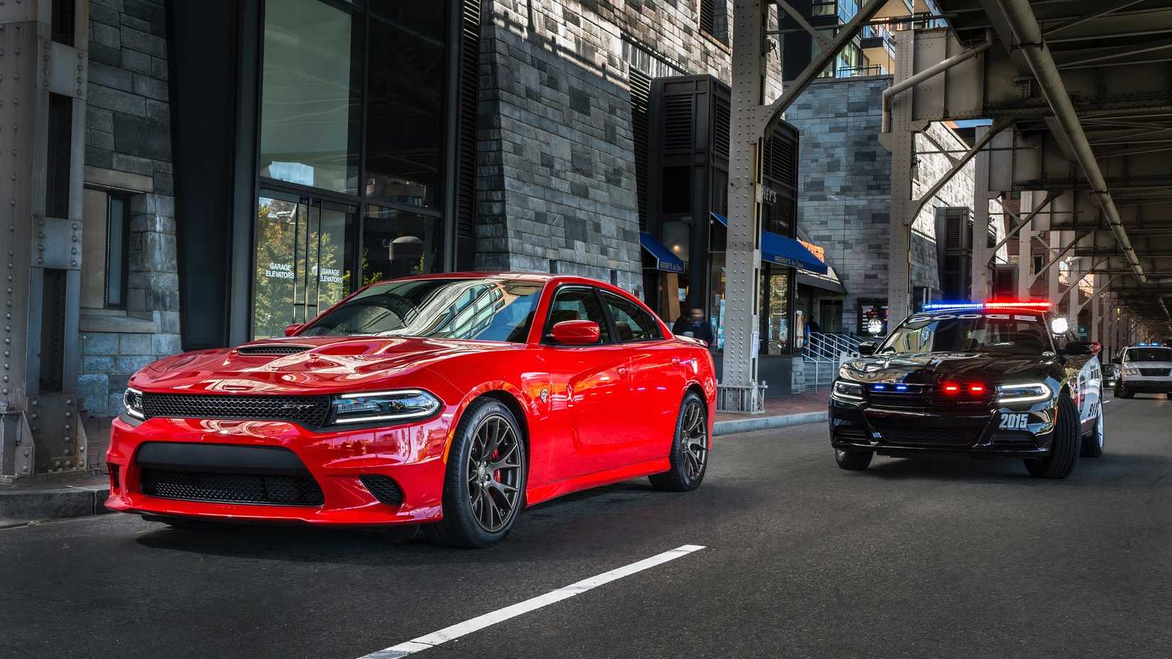 Traffic stop 2015 Dodge Charger SRT Hellcat